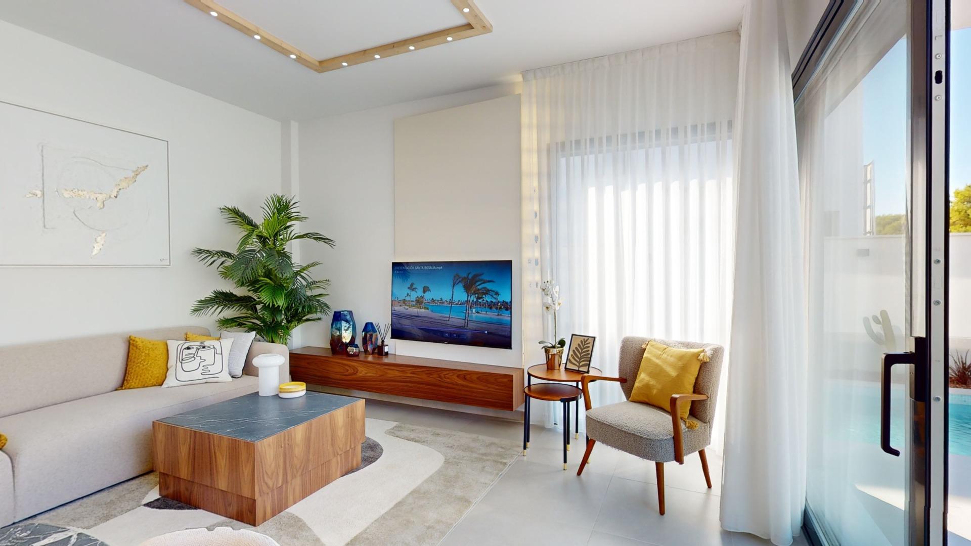 2-14-62 Detached modern villas placed in Roda Golf, Murcia