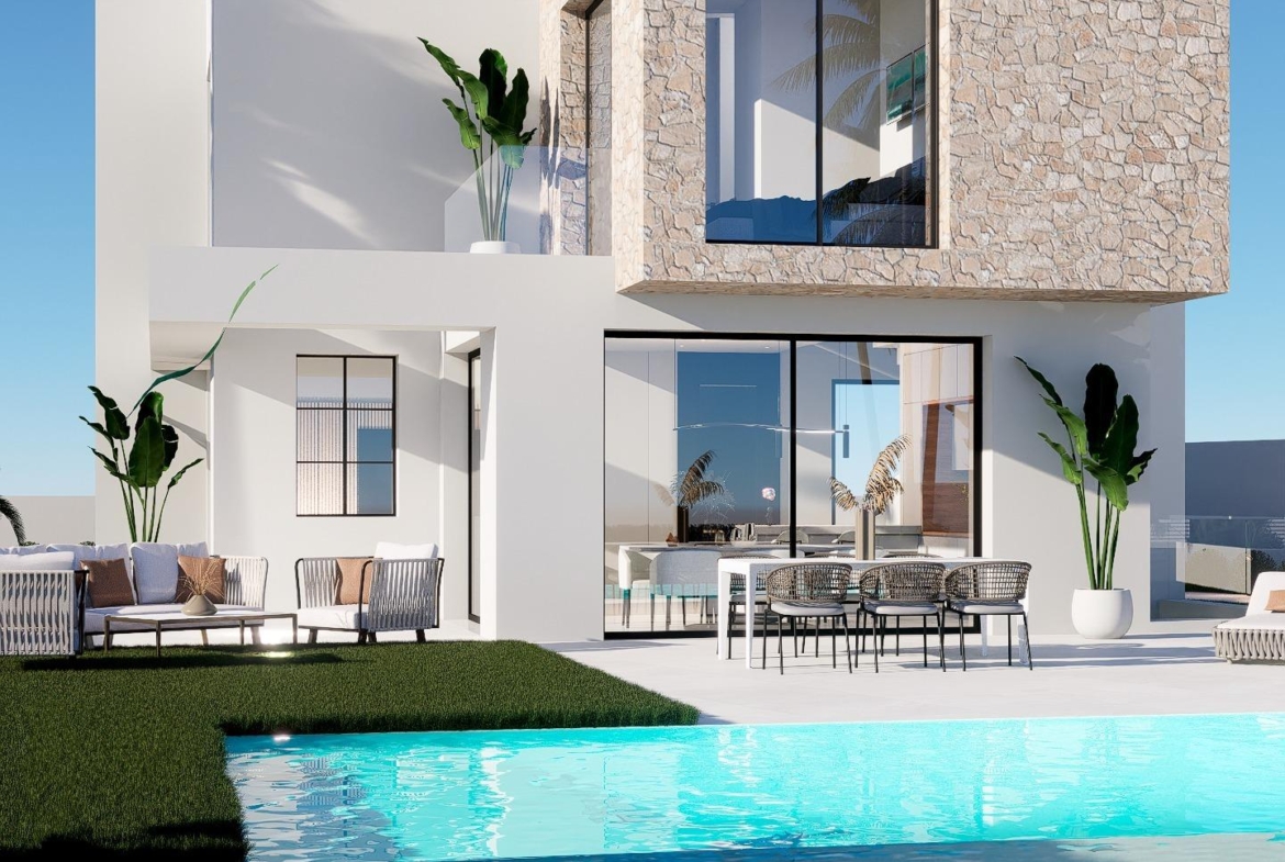 New luxury villas with private pool in Balcón de Finestrat
