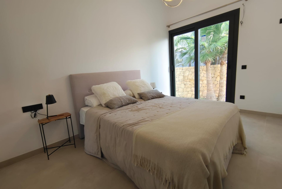 Design villa met uitzicht op zee