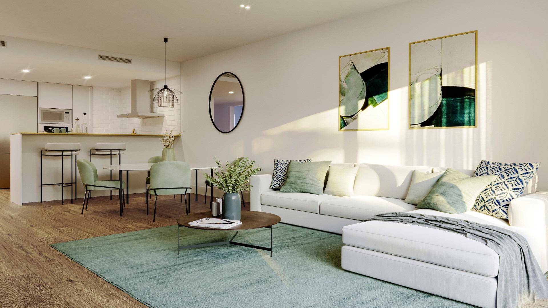 Nieuwe appartementen met garage en berging in Alenda Golf