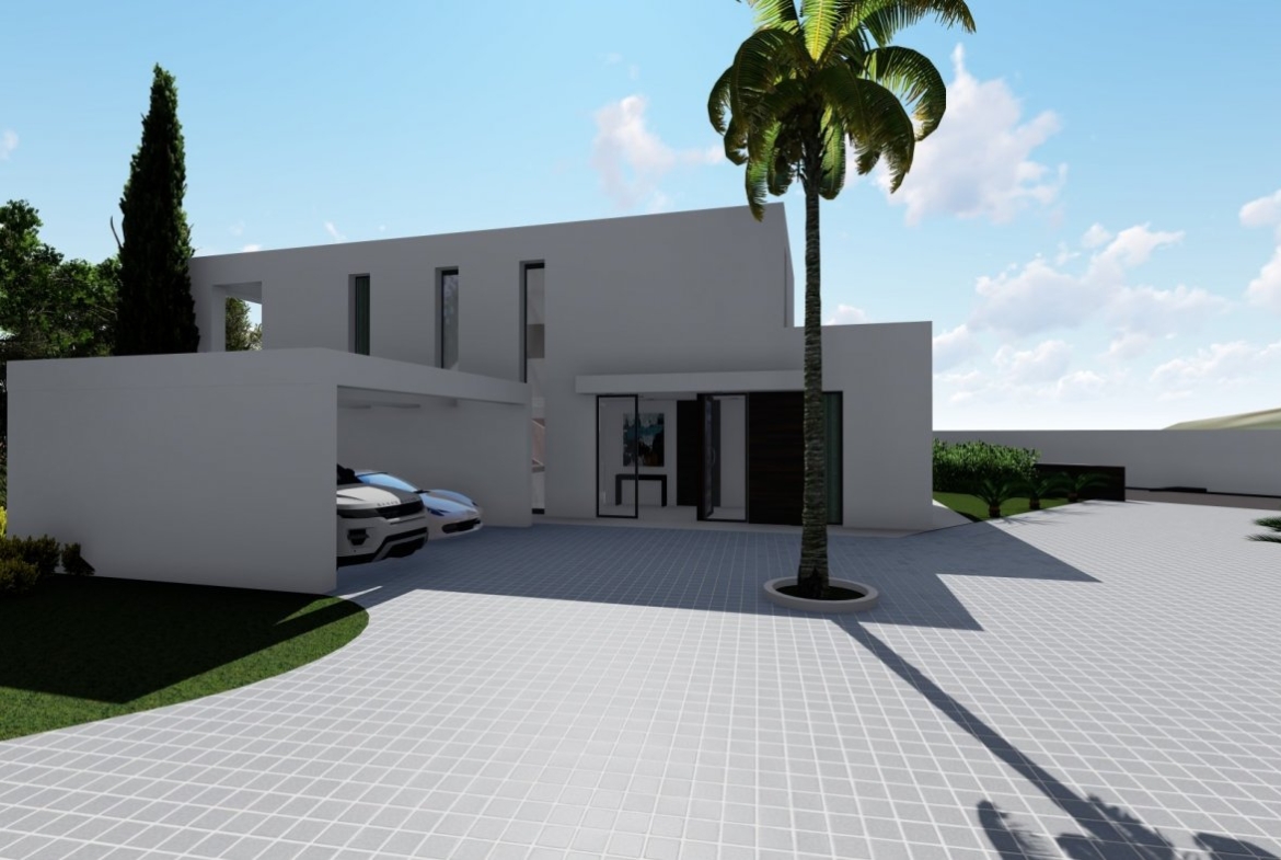 Villa de diseño contemporáneo en zona Canuta Baja de Calpe