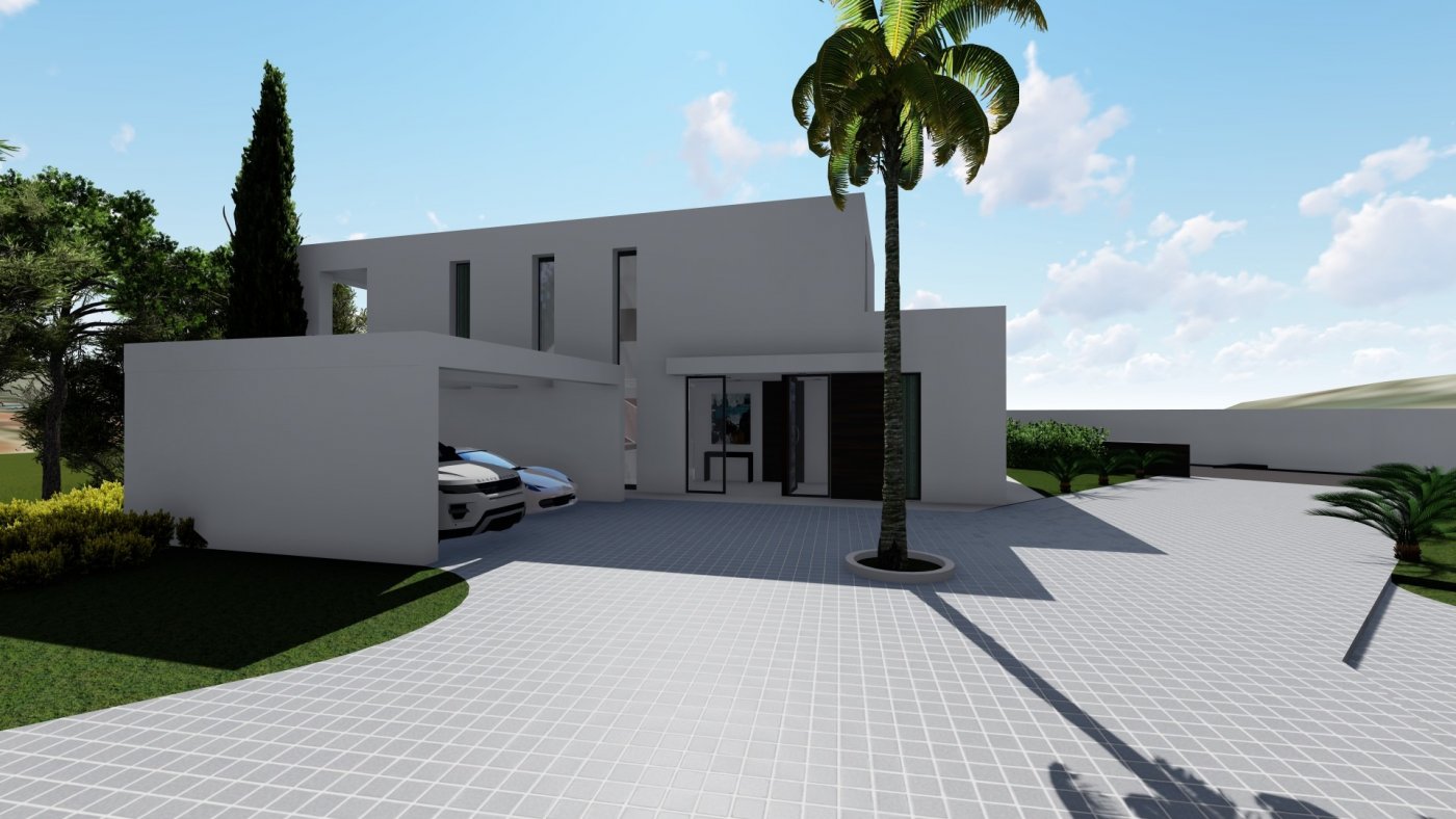 Villa de diseño contemporáneo en zona Canuta Baja de Calpe