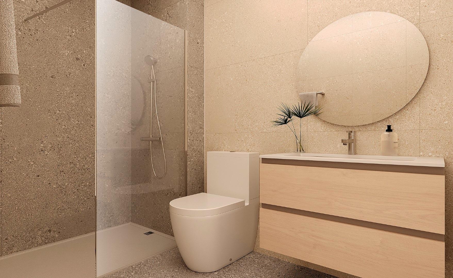 Nieuwe appartementen en herenhuizen met uitzicht op zee