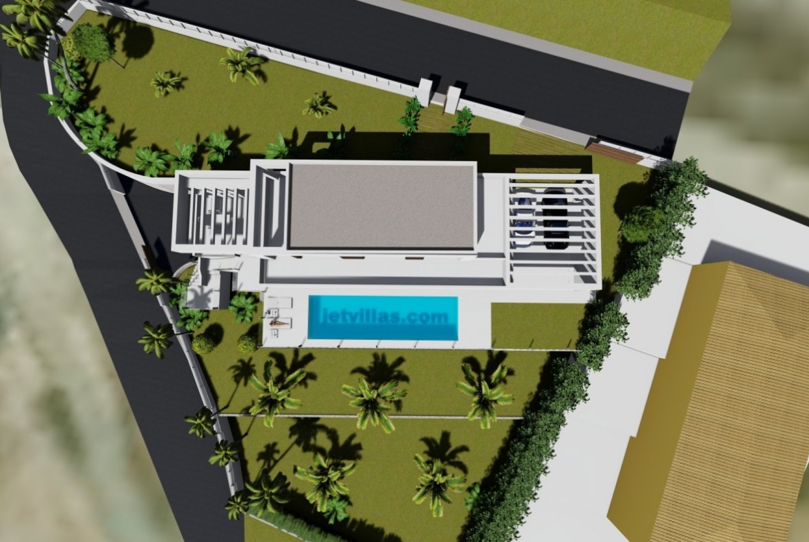 Villa de diseño minimalista en zona Canuta Alta de Calpe