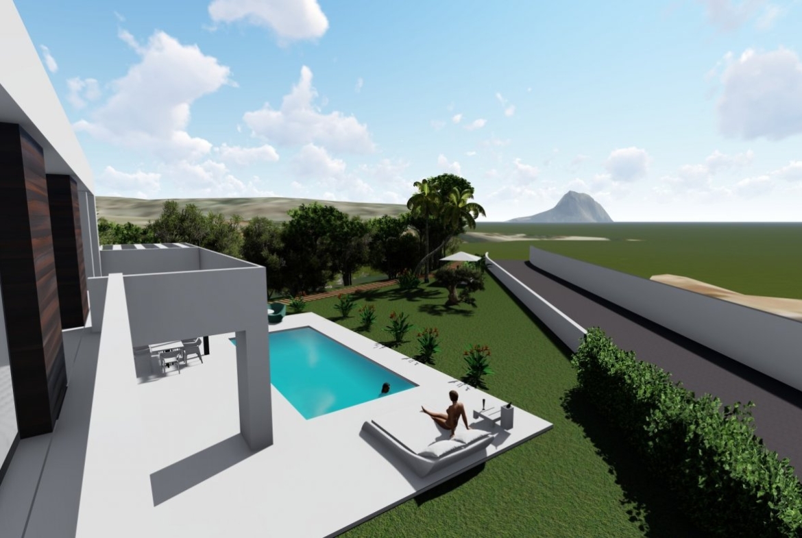 Villa de diseño contemporáneo en zona Canuta Baja de Calpe