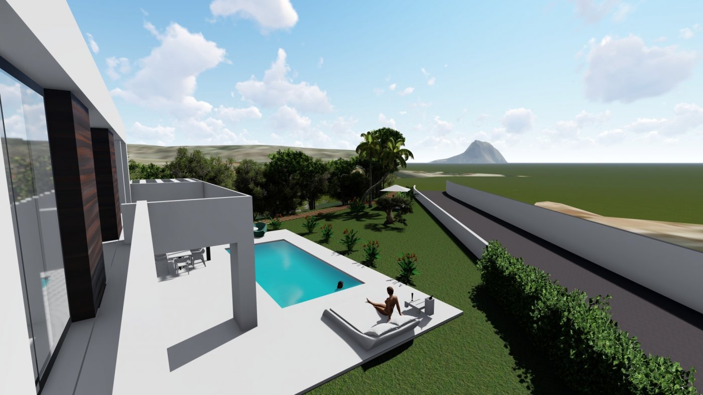 Villa de diseño contemporáneo en zona Canuta Baja de Calpe