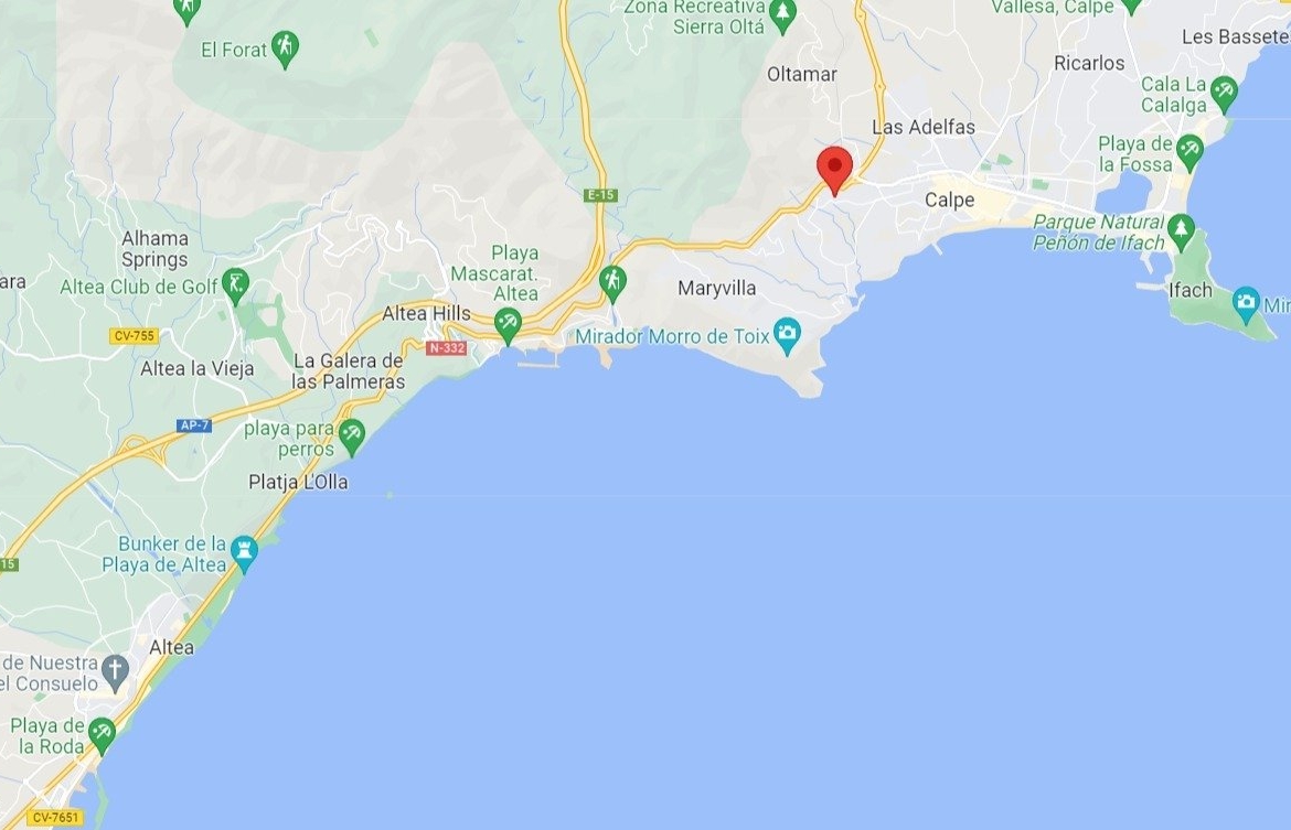 Villa de diseño minimalista en zona Canuta Alta de Calpe