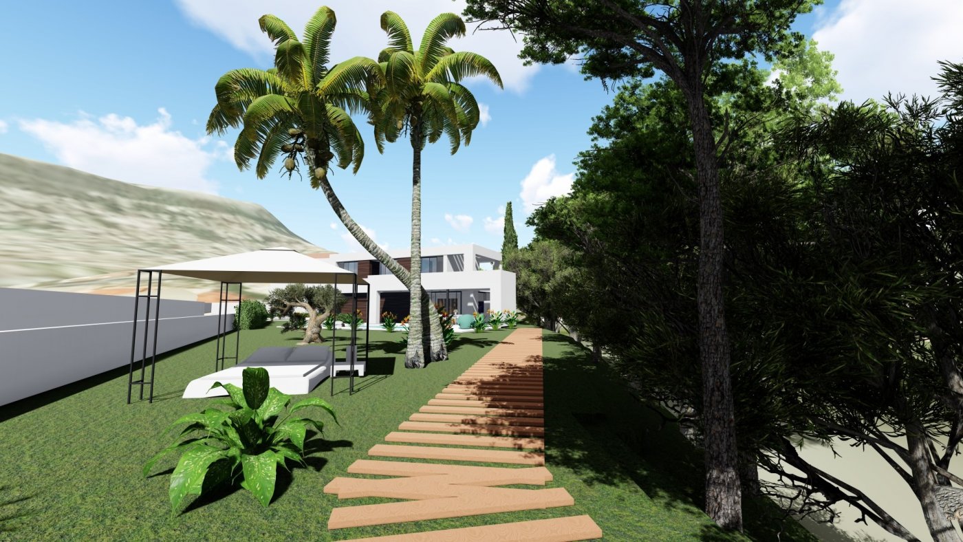 Villa de diseño contemporáneo en zona Canuta Baja de Calpe