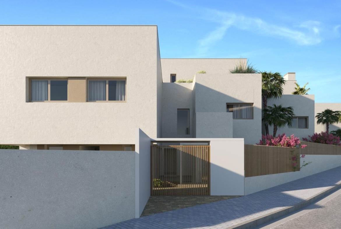 New luxury semi-detached homes with exclusive design with private pool