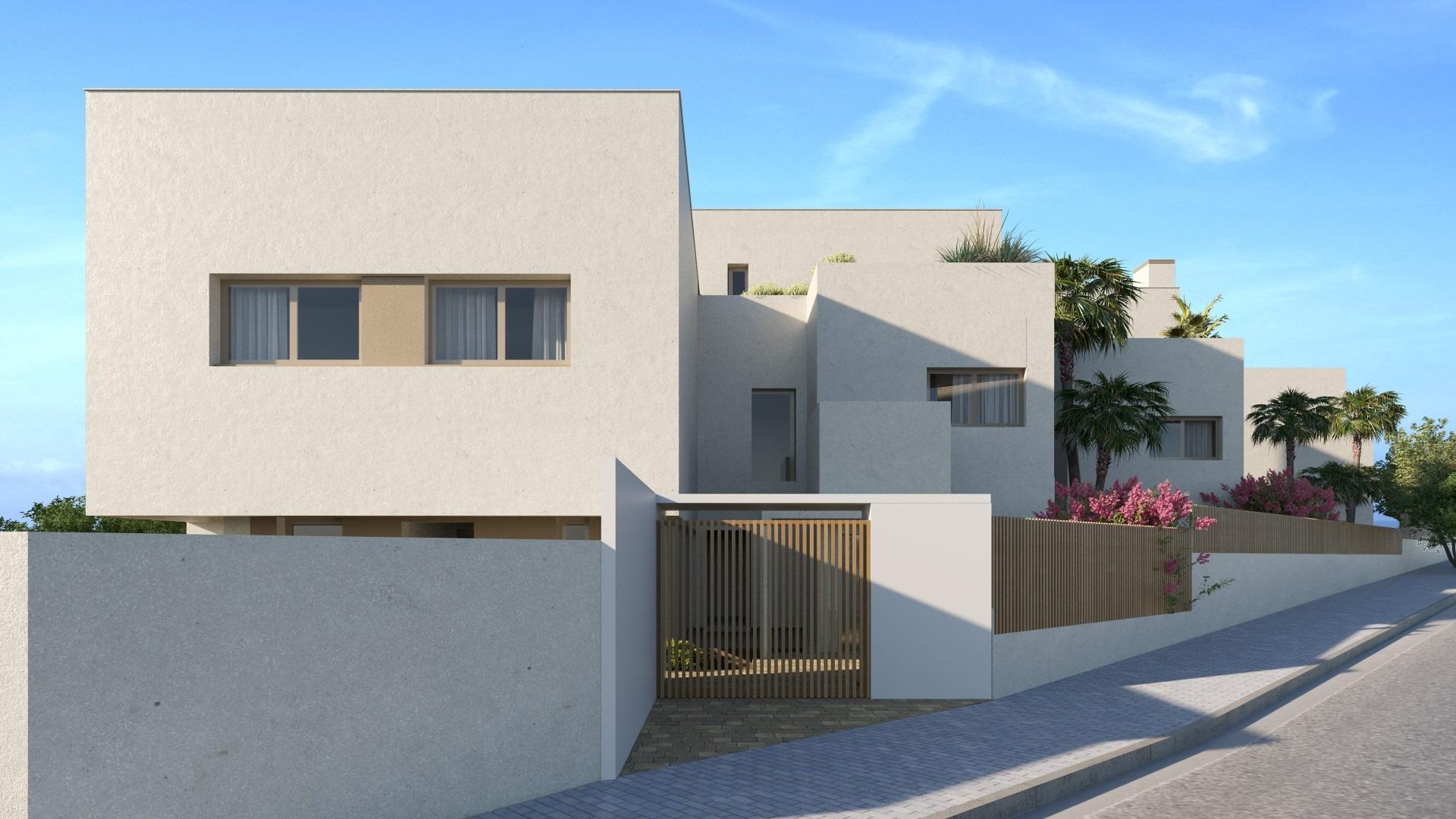 2-18-40 New luxury semi-detached homes with exclusive design with private pool