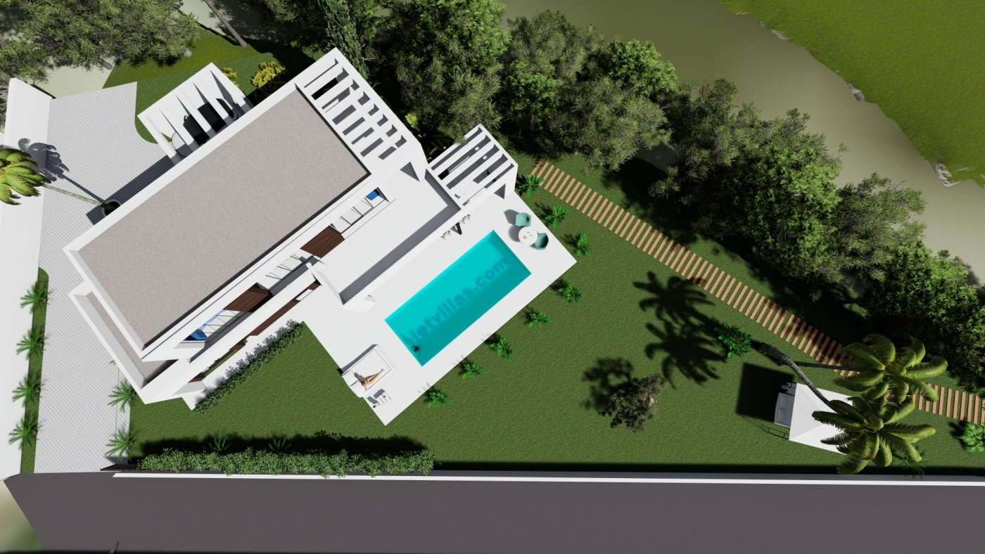 Villa de diseño contemporáneo en zona Canuta Baja de Calpe