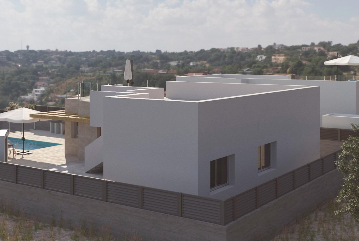New construction villa with pool in Polop de la Marina