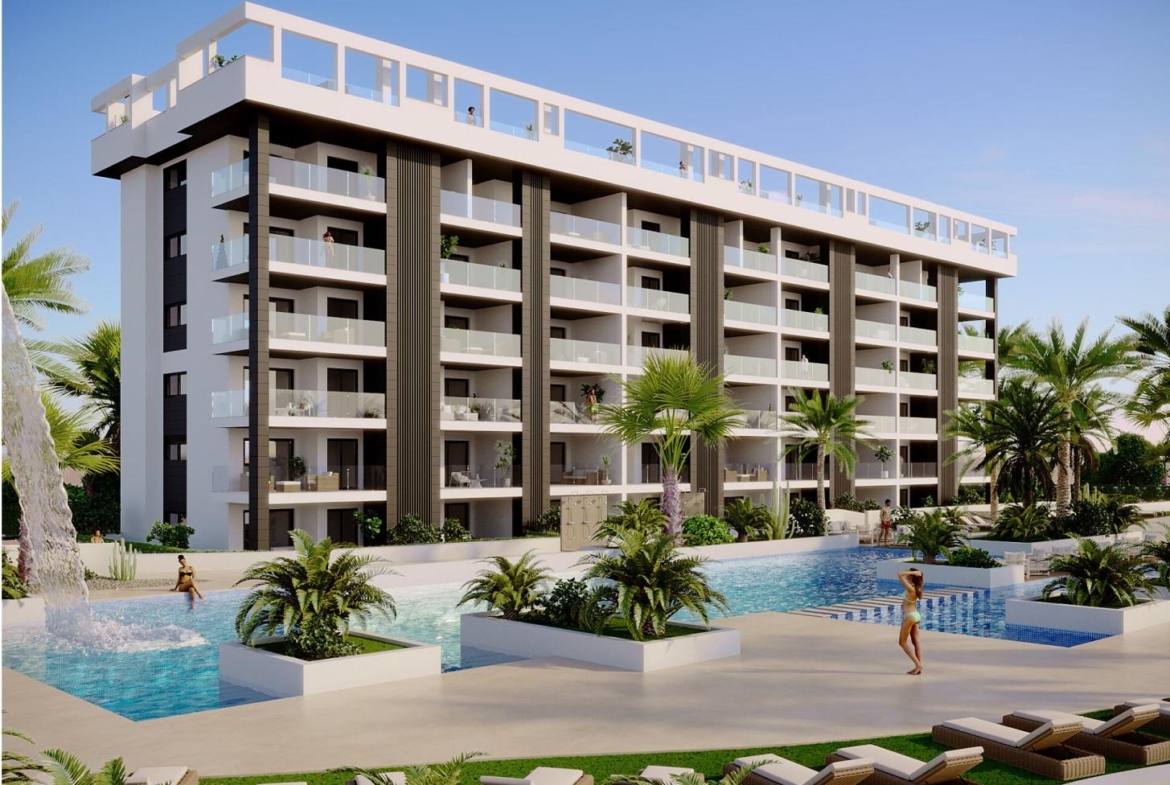 APPARTAMENTOS DE OBRA NUEVA CON VISTAS AL MAR. 2 DOR. 2 BAÑOS. APARCAMENTO. PISCINA.