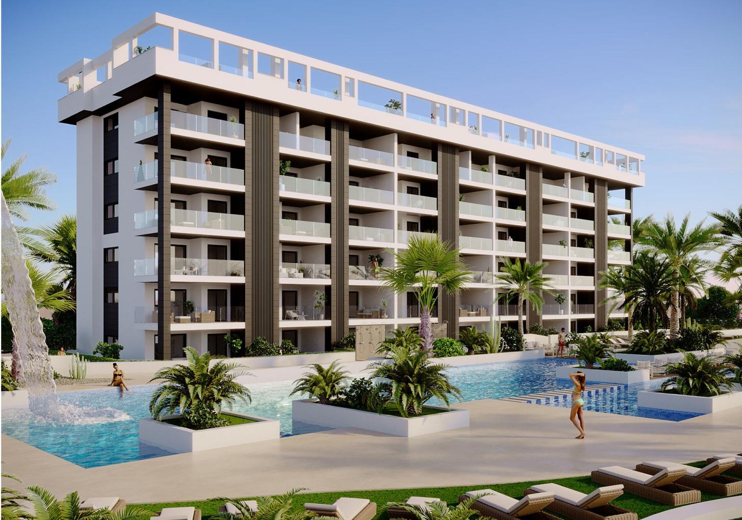 APPARTAMENTOS DE OBRA NUEVA CON VISTAS AL MAR. 2 DOR. 2 BAÑOS. APARCAMENTO. PISCINA.