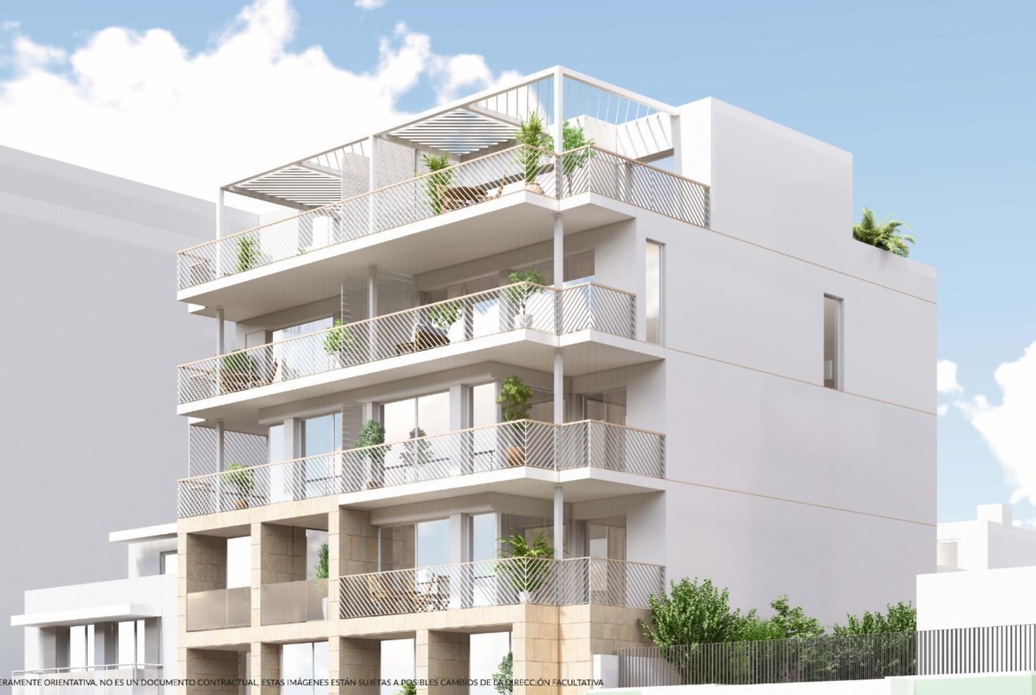 Newly built apartments in the center of Villajoyosa