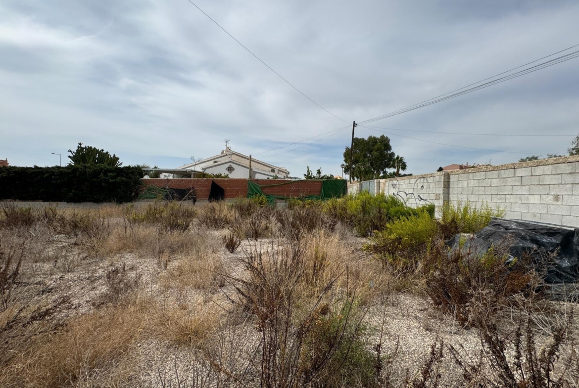 PARCELA 1000 M2 EN ORIHUELA COSTA. A 350 METROS DEL MAR.