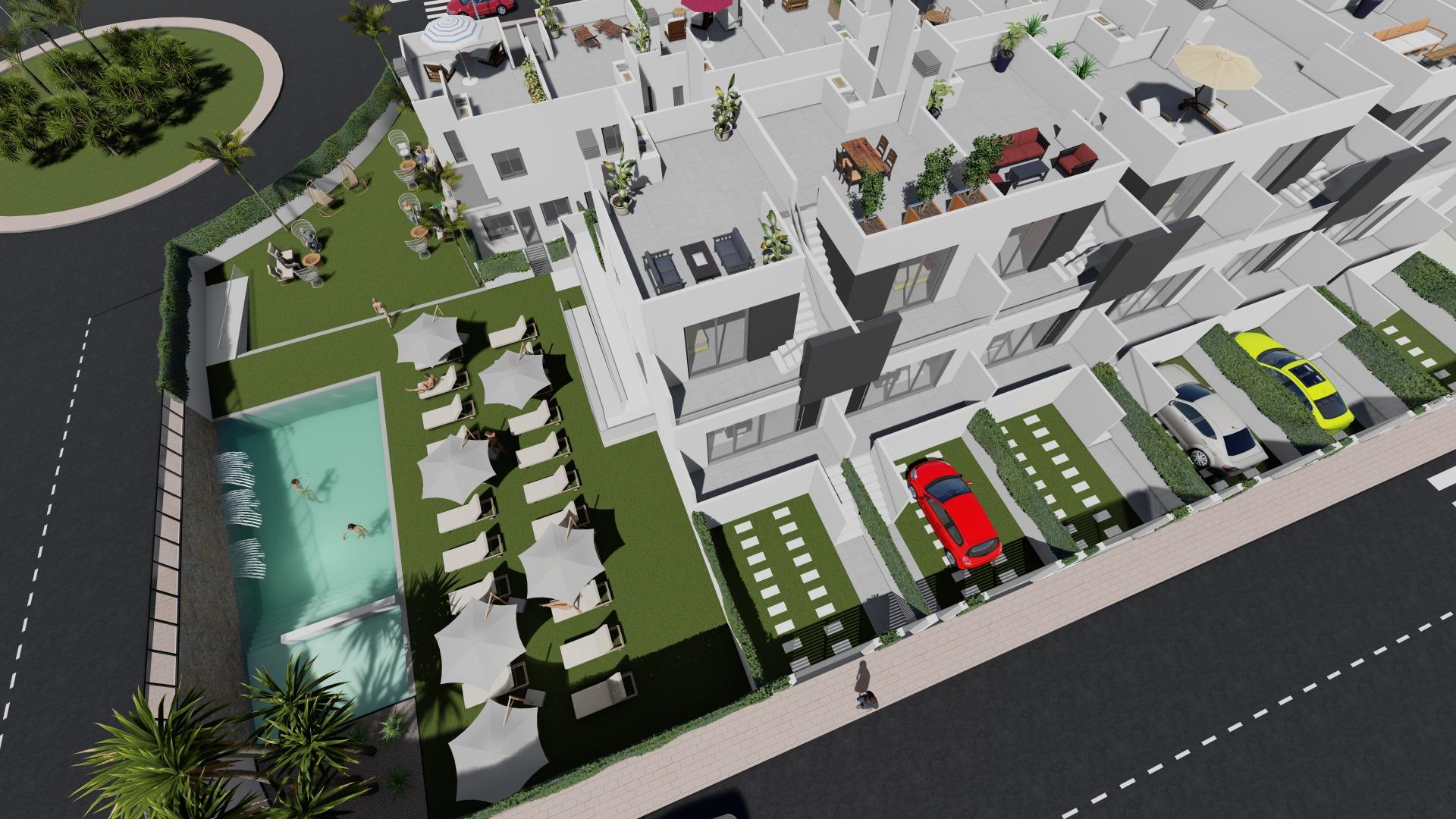 OBRA NUEVA! ADOSADOS EN COX. SOLARIUM 33 M2. TERRAZA 36 M2.GARAJE+TRASTERO. PISCINA