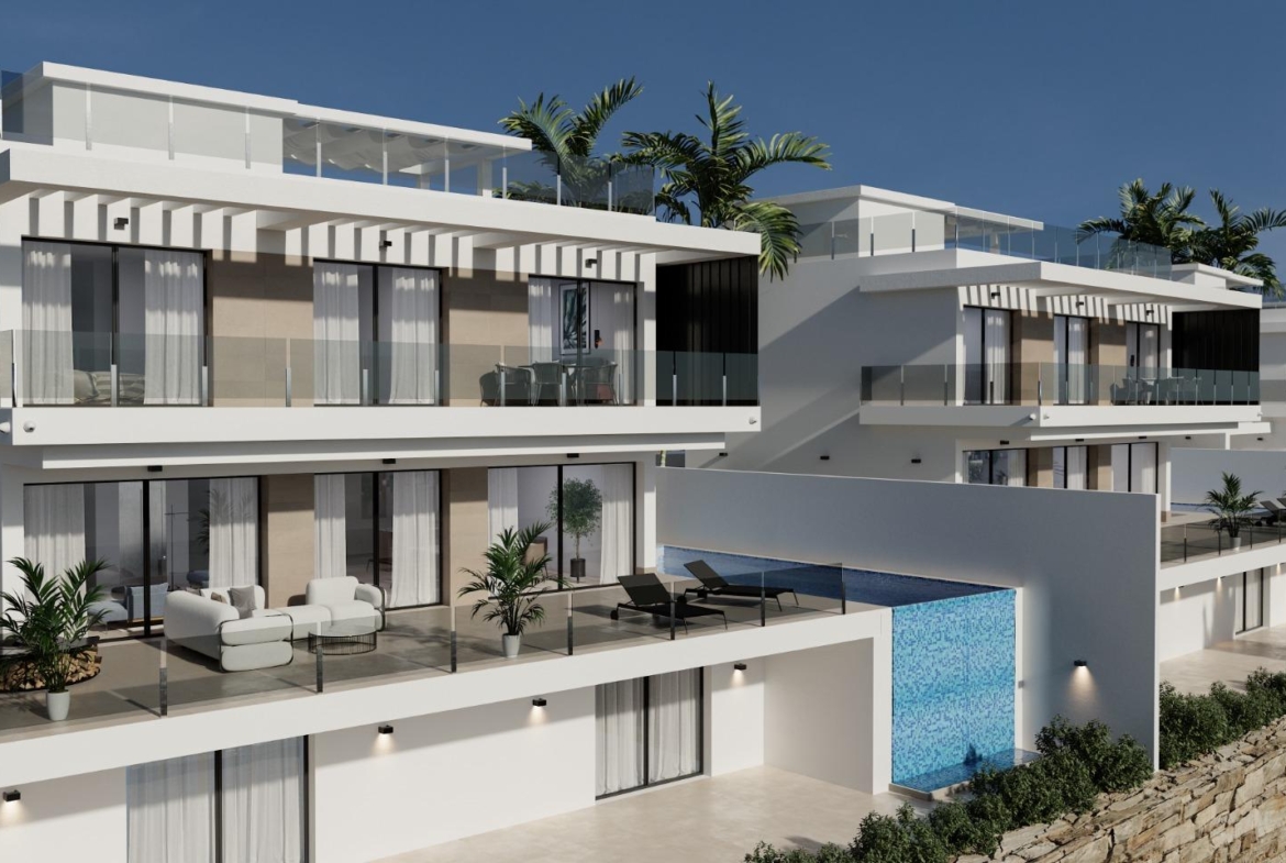 Unieke villa’s met prachtig uitzicht op zee in Finestrat