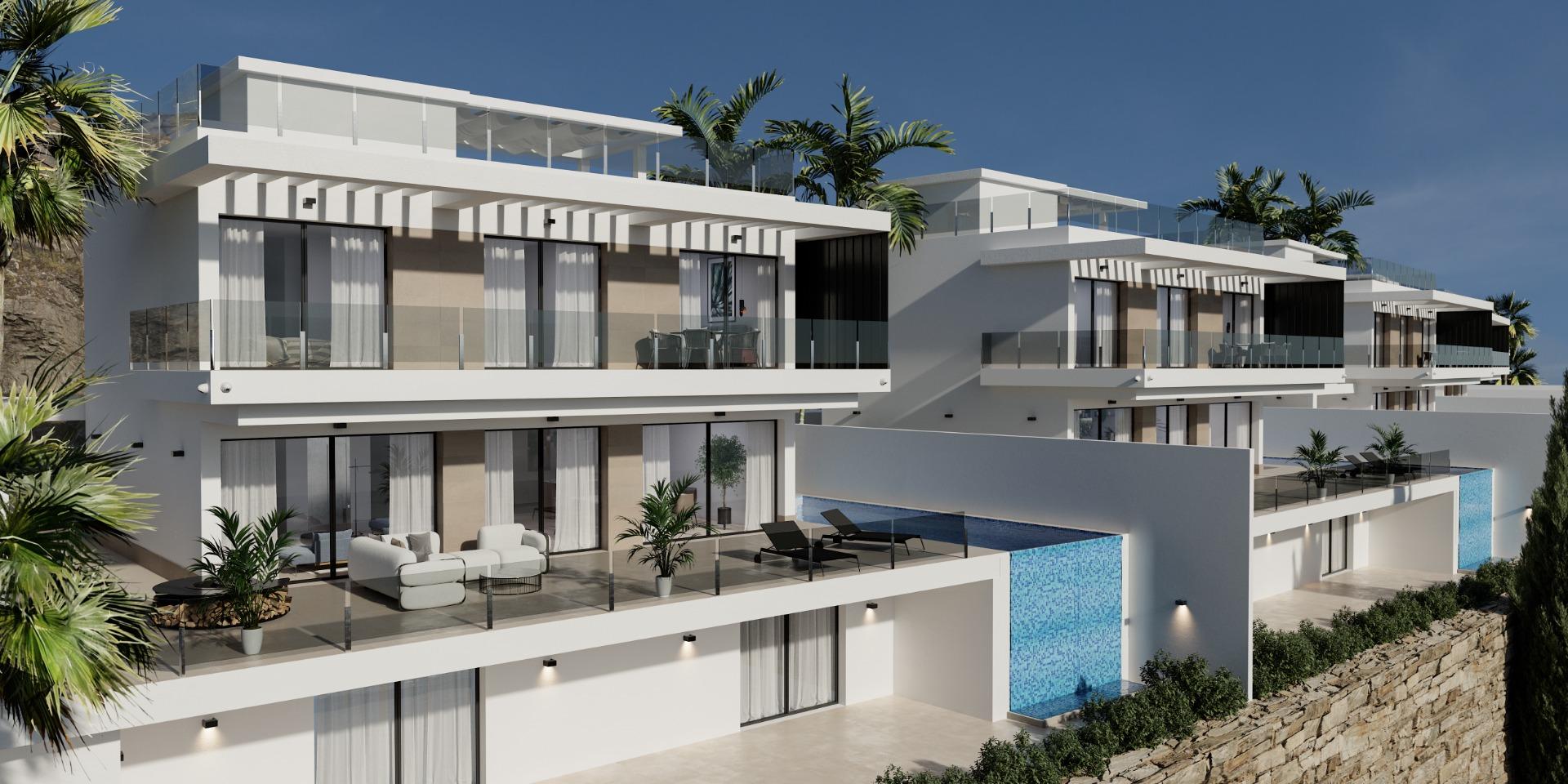 Unieke villa’s met prachtig uitzicht op zee in Finestrat
