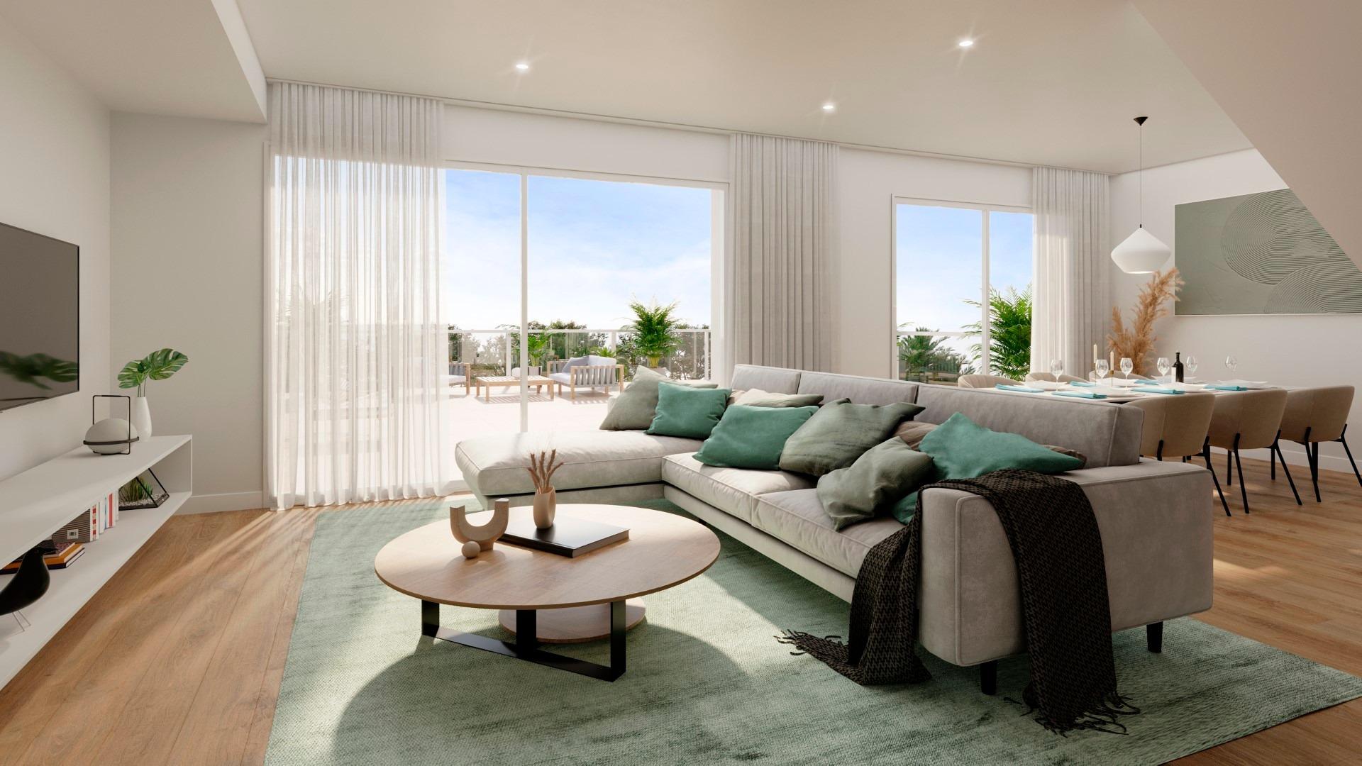 Nieuwe appartementen met garage en berging in Alenda Golf