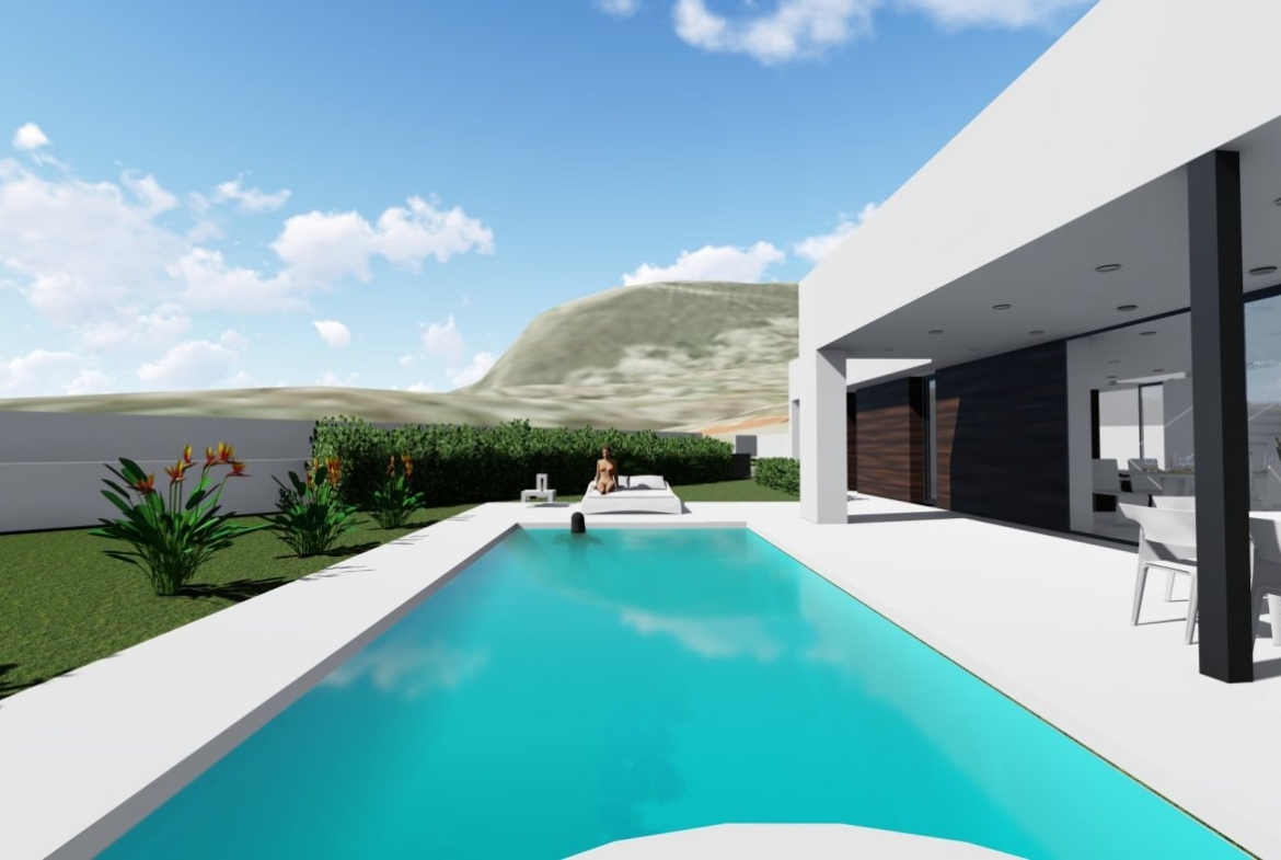 Villa de diseño contemporáneo en zona Canuta Baja de Calpe