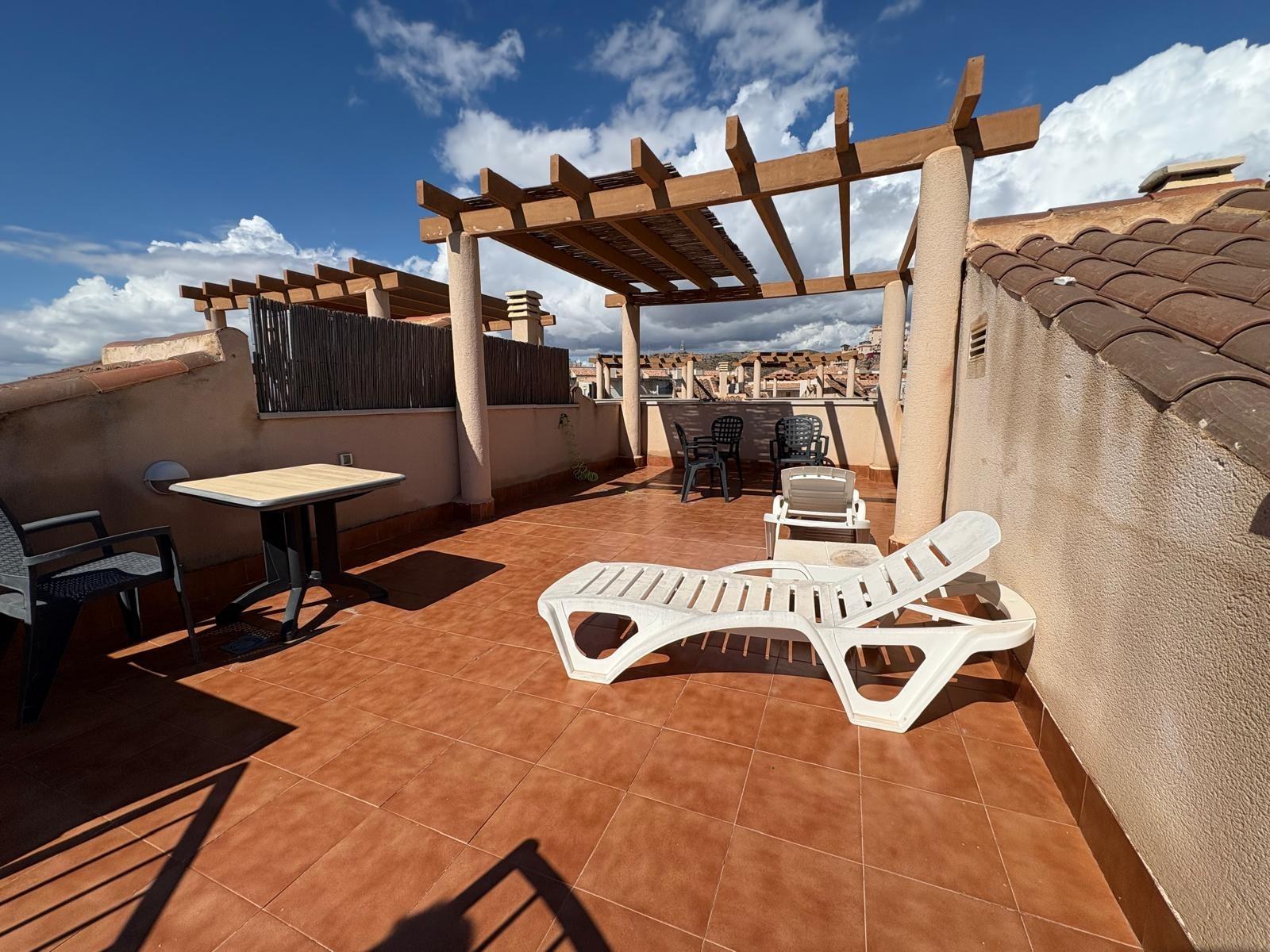 2-2-371 Your New Penthouse in Águilas Awaits You! 🏖️🌅 2 beds 1 bath pool and garage with sea and mountain