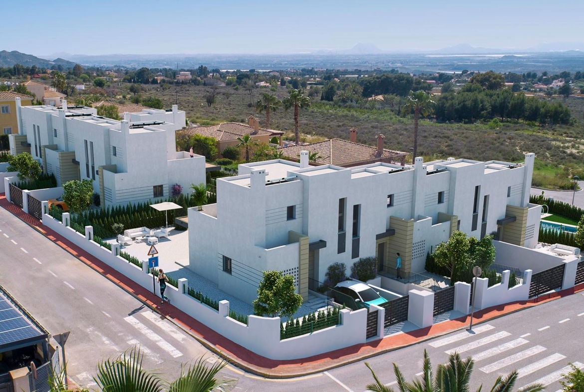 New independent, semi-detached and semi-detached homes in Busot, Alicante