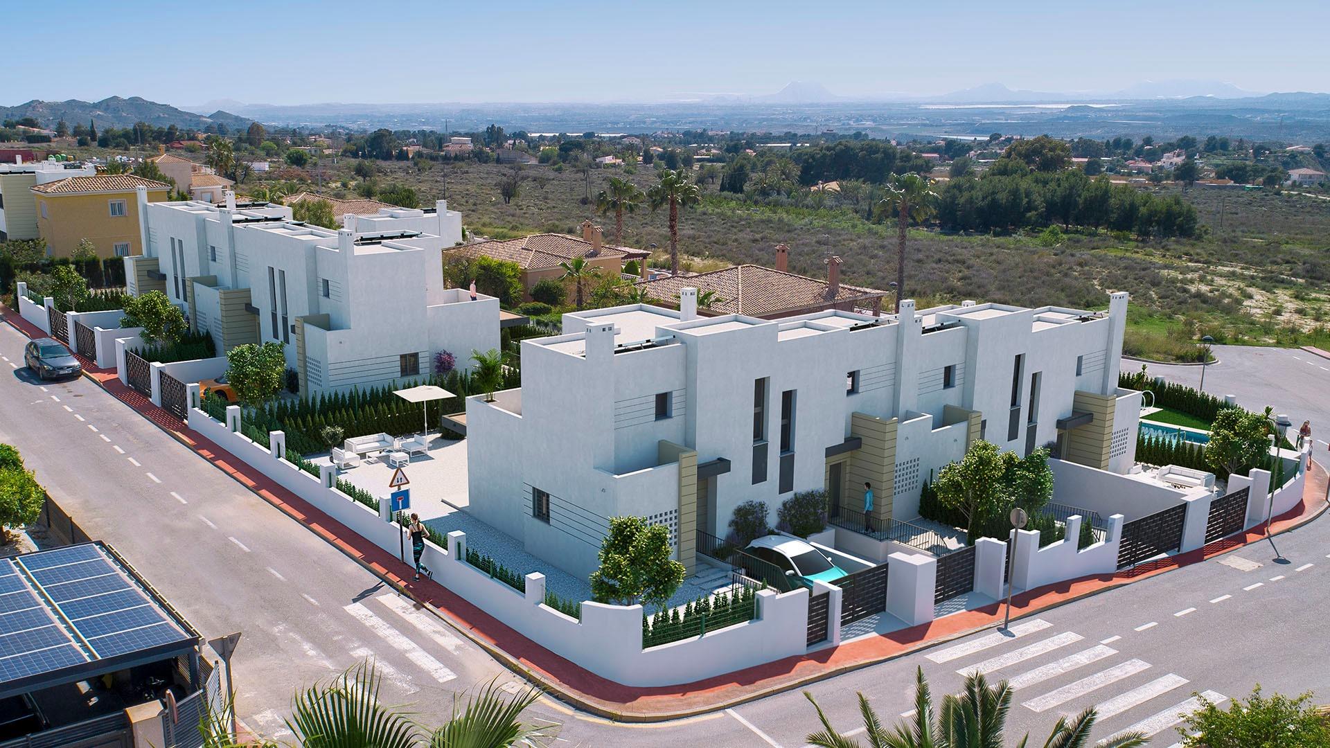 2-2-69 New independent, semi-detached and semi-detached homes in Busot, Alicante