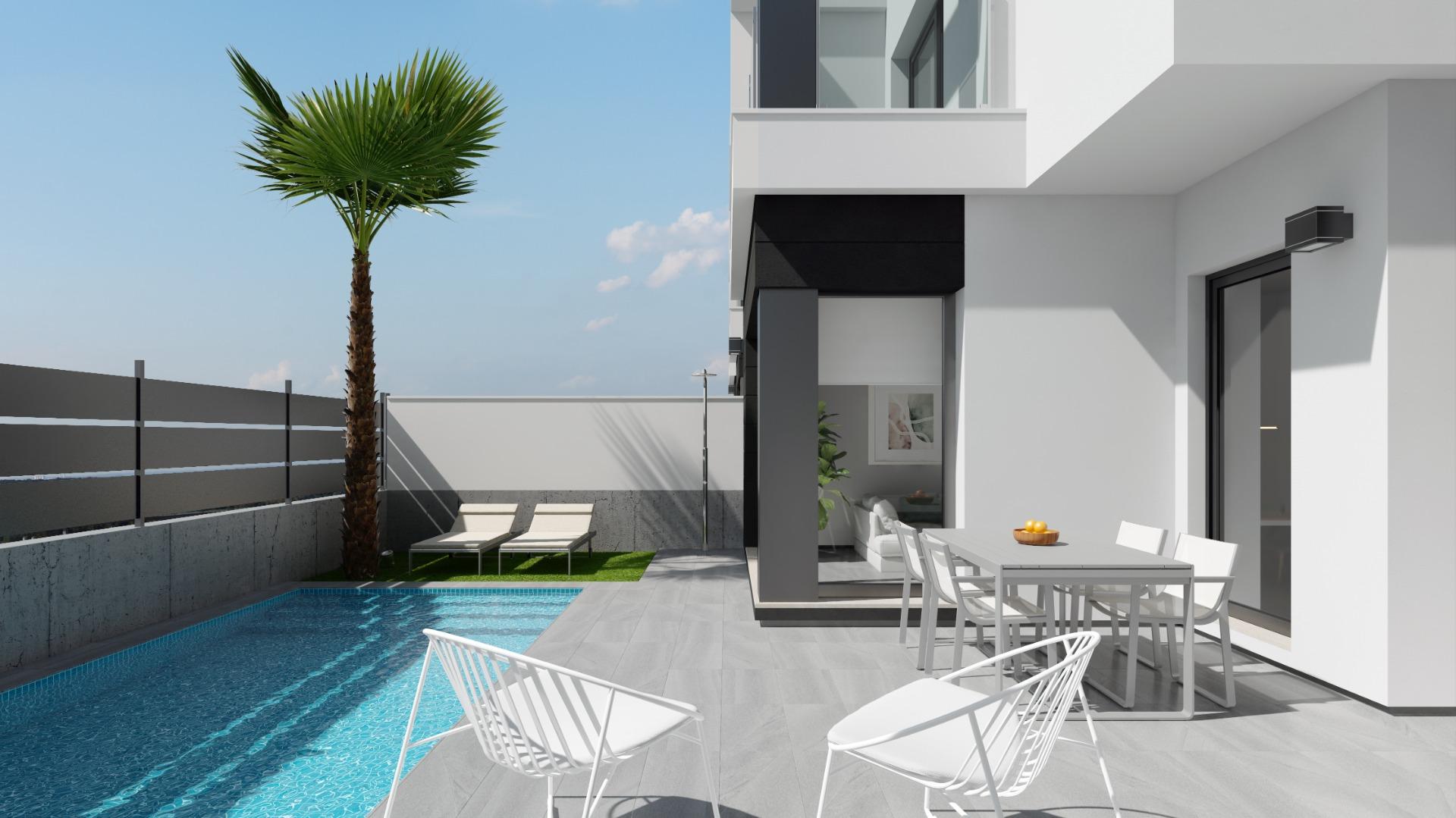 2-2-95 Lovely villa with private pool and solarium in a green area near the beach.