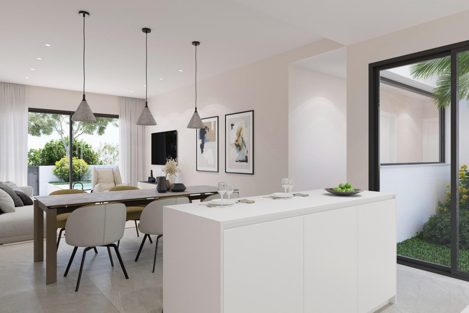 2-2-98 New construction villa with pool in Polop de la Marina
