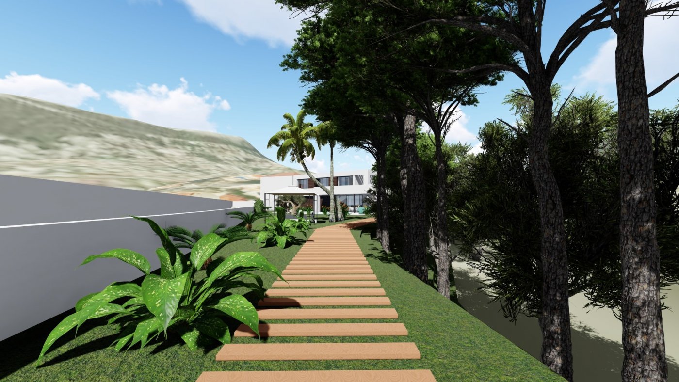 Villa de diseño contemporáneo en zona Canuta Baja de Calpe