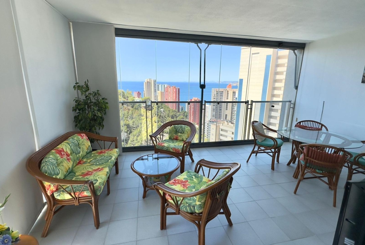Apartamento con vistas al mar con Licencia Turística en Benidorm