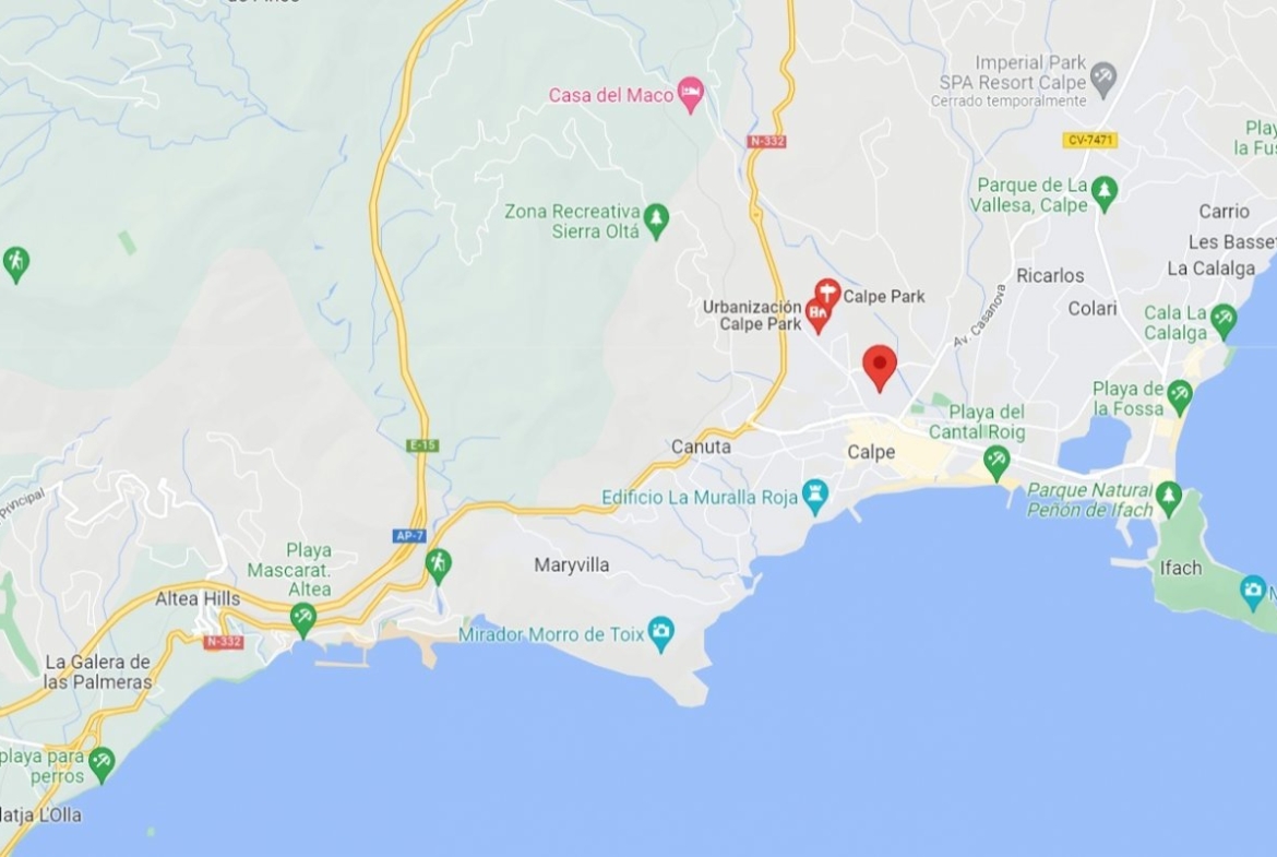 Villa de lujo en zona Gargasindi próxima al centro de Calpe