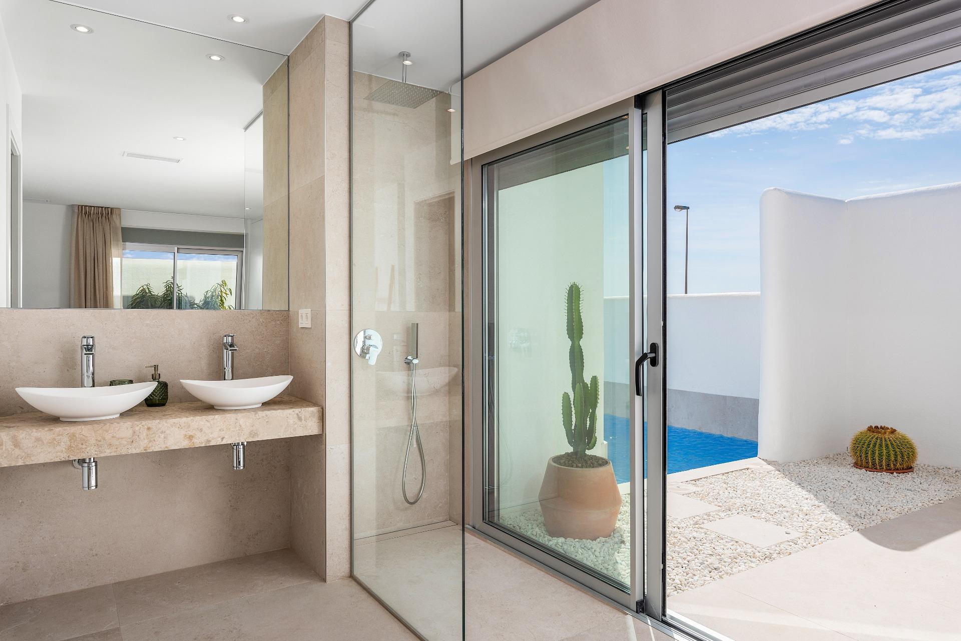 OBRA NUEVA EN DOLORES. VILLAS DE LUJO (SANTORINI) 3 DORM. 2 BAÑOS. PARCELA 260 M2. GARAJE+PISCINA.
