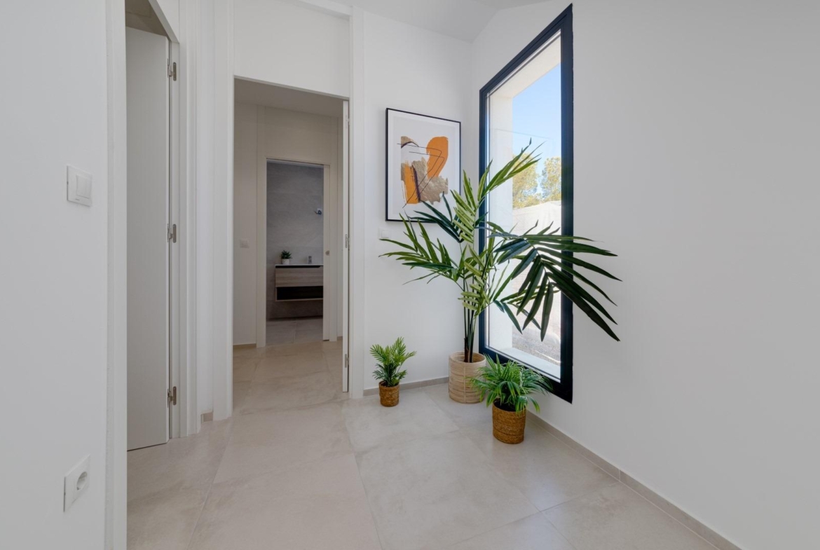 Luxury villas surrounded by green areas and golf courses