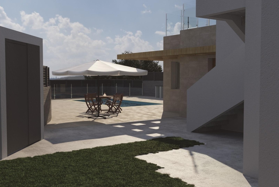 New construction villa with pool in Polop de la Marina