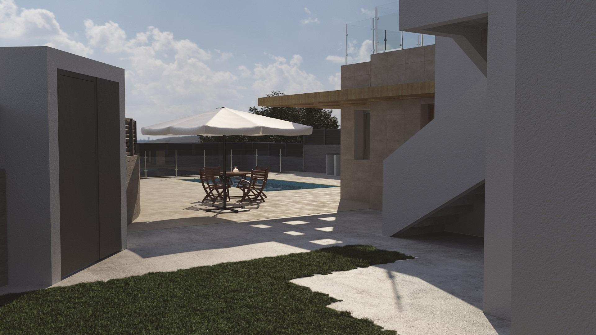 New construction villa with pool in Polop de la Marina