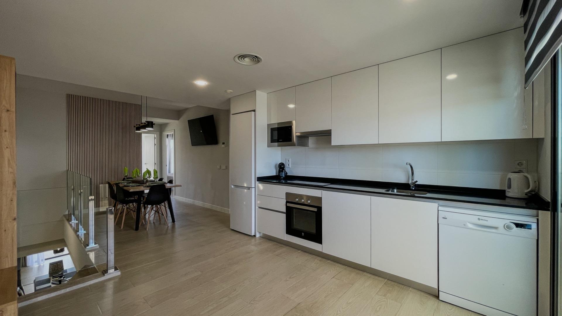 2-22-66 Moderne duplex met 5 slaapkamers in het exclusieve Campirroso complex, Finestrat