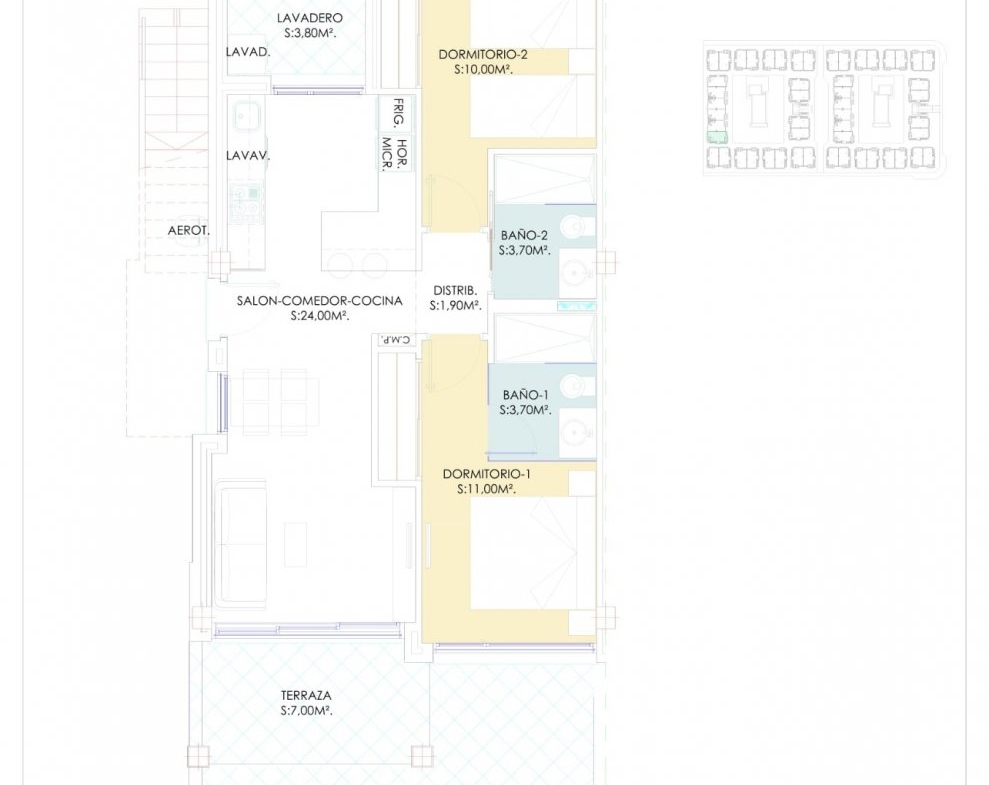 NIEUWE BUILD RESIDENTIAL VAN BUNGALOW APPARTEMENTS IN LOS BALCONES, TORREVIEJA