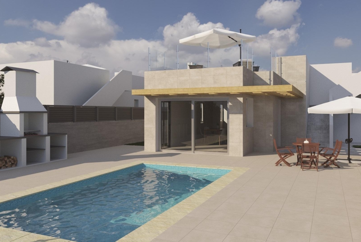 New construction villa with pool in Polop de la Marina