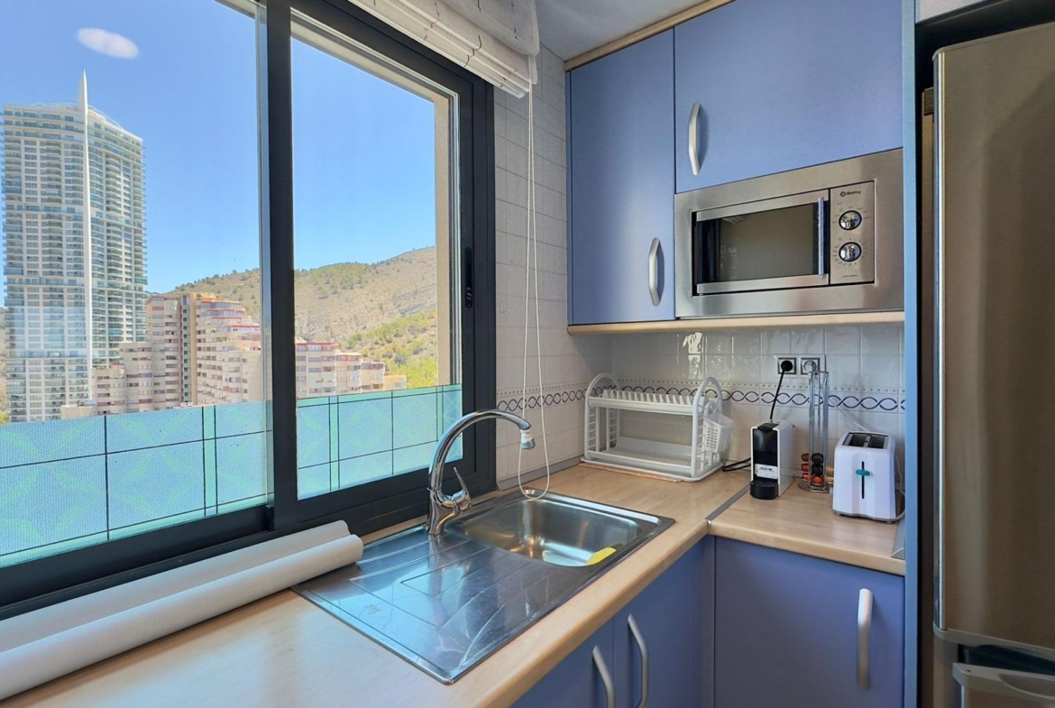 Apartamento con vistas al mar con Licencia Turística en Benidorm