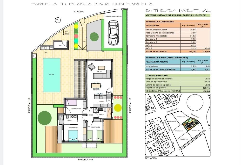 Nueva Promoción de Chalets Independientes en Polop de la Marina