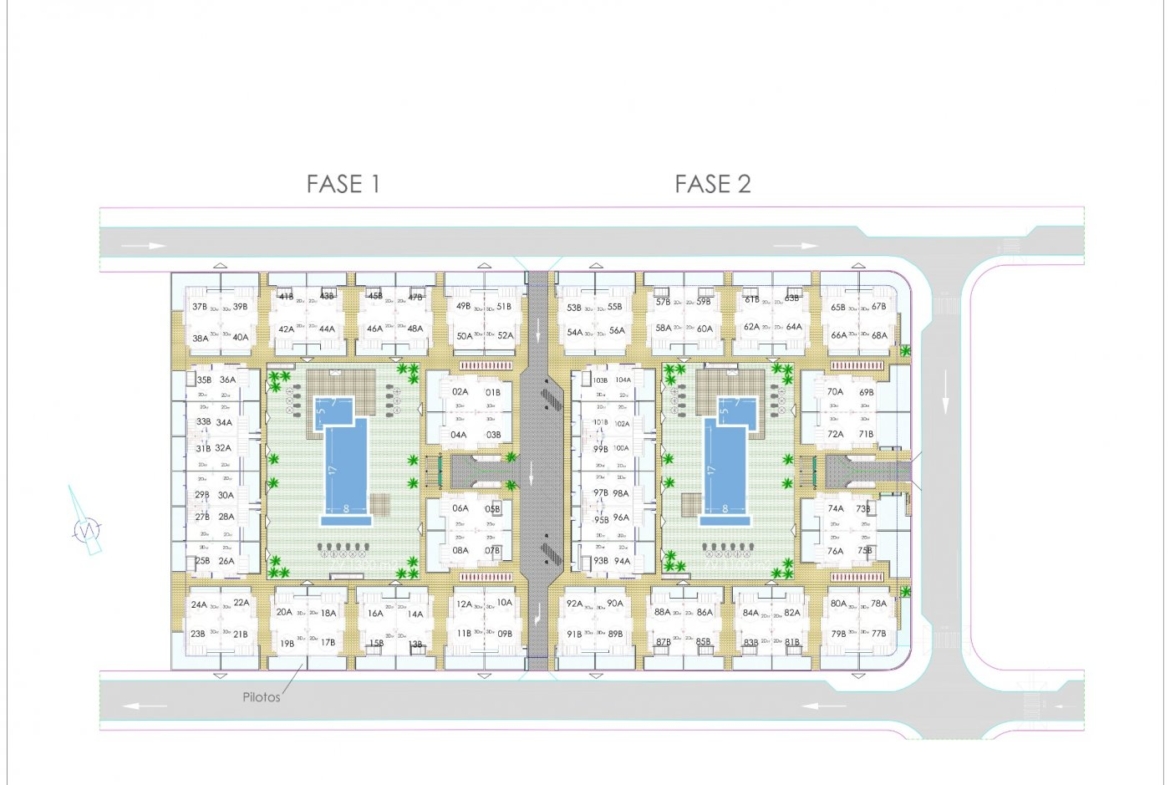 NIEUWE BUILD RESIDENTIAL VAN BUNGALOW APPARTEMENTS IN LOS BALCONES, TORREVIEJA