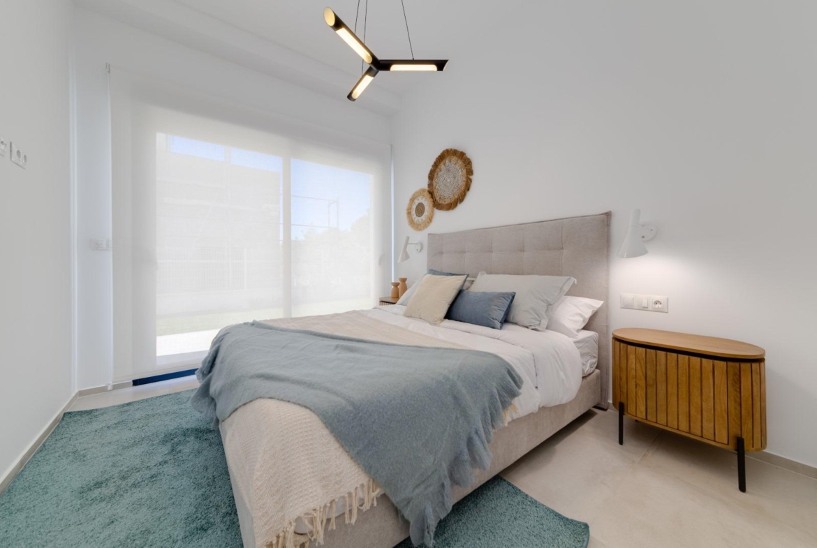 Luxury villas surrounded by green areas and golf courses