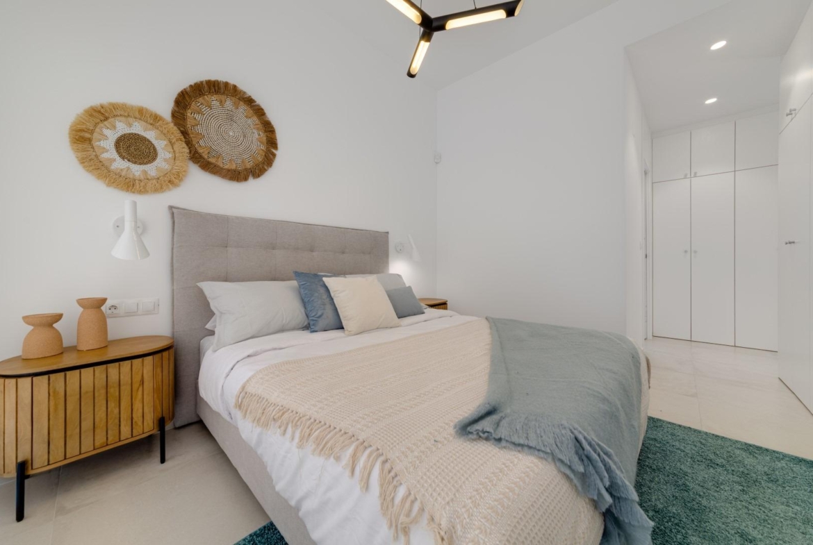 Luxury villas surrounded by green areas and golf courses