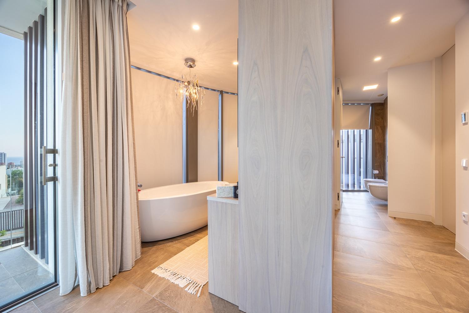 Stunning designer villa in Finestrat, where comfort meets contemporary elegance.