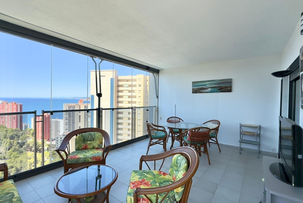 Apartamento con vistas al mar con Licencia Turística en Benidorm