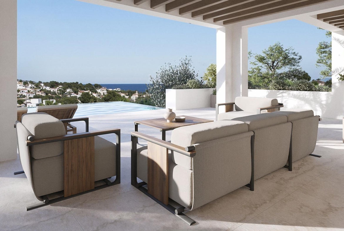 🌊 Luxury Villa with Sea Views in La Fustera – Benissa