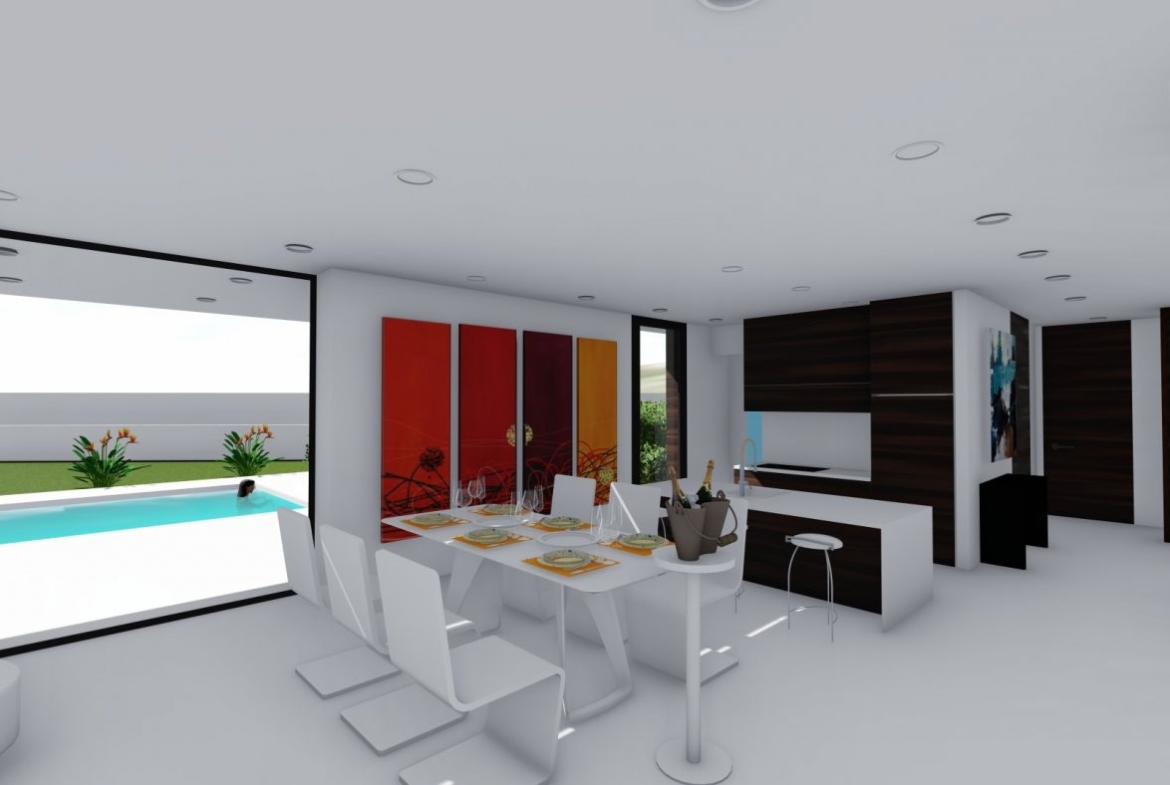 Villa de diseño contemporáneo en zona Canuta Baja de Calpe