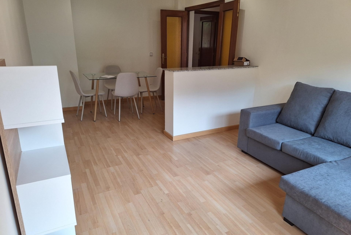 Amplio piso para entrar a vivir en Mieres